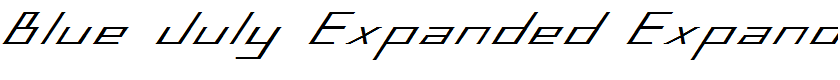 Blue July Expanded Expanded