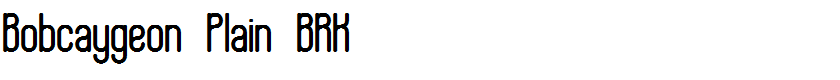 Bobcaygeon Plain BRK