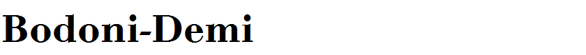 Bodoni-Demi