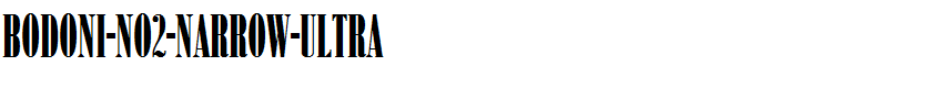 Bodoni-No2-Narrow-Ultra