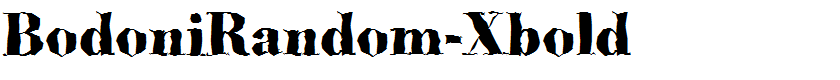 BodoniRandom-Xbold