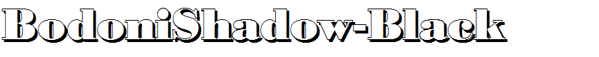 BodoniShadow-Black