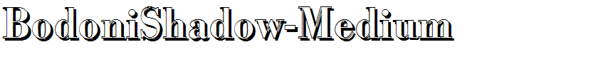 BodoniShadow-Medium