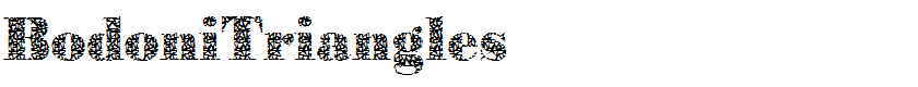 BodoniTriangles