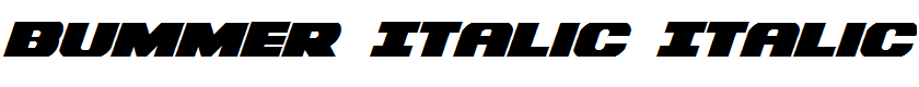 Bummer Italic Italic