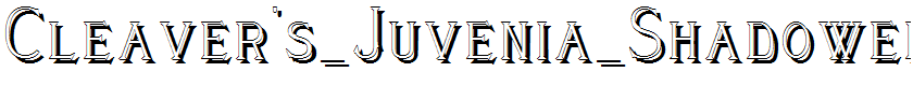 Cleaver's_Juvenia_Shadowed