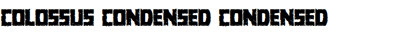 Colossus Condensed Condensed