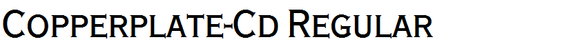 Copperplate-Cd Regular