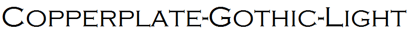 Copperplate-Gothic-Light