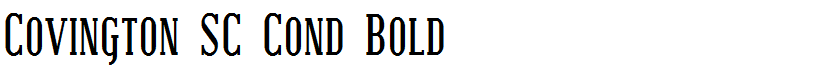 Covington SC Cond Bold