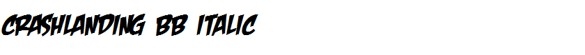 CrashLanding BB Italic