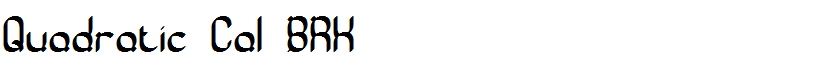 Quadratic Cal BRK