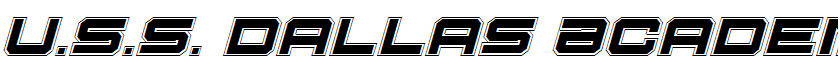 U.S.S. Dallas Academy Italic Italic