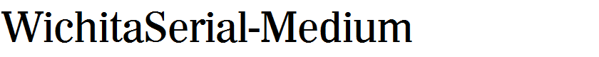 WichitaSerial-Medium